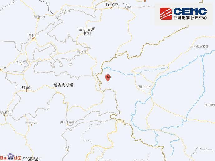 新疆克孜勒苏州阿克陶县发生36级地震 震源深度10公里(图1)